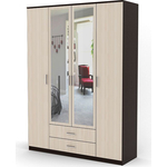 Шкаф комбинированный Шарм-Дизайн Квартет 120х60 венге+вяз