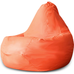 Кресло-мешок DreamBag Оранжевая экокожа 3XL 150x110