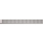 Решетка AlcaPlast Line нержавеющая сталь матовая (LINE-1450M)