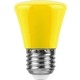 Лампа светодиодная Feron LB-372 25935 E27 1W желтый Грибок Матовая