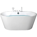 Акриловая ванна BelBagno 150x75 слив-перелив хром (BB200-1500-750)