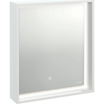 Зеркало Cersanit Louna 60 с подсветкой, белое (SP-LU-LOU60-Os)