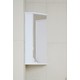 Зеркальный шкаф Corozo Флоренция 40 угловой, белый (SD-00000018)