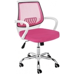 Компьютерное кресло Woodville Ergoplus белое/розовое