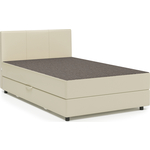 Кровать Шарм-Дизайн Классика 100 Корфу коричневый и экокожа беж
