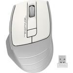 Мышь A4Tech Fstyler FG30 белый/серый оптическая (2000dpi) беспроводная USB (6but)