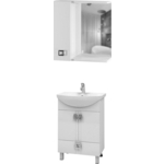 Мебель для ванной Mixline Квадро 65 с ящиком, белая