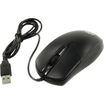 Мышь Oklick 275M черный оптическая (1000dpi) USB (3but) (412841)