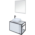 Мебель для ванной Aquanet Nova Lite Loft 75 левая, белый глянец