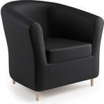 Кресло Шарм-Дизайн Евро Лайт черная экокожа
