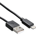 Кабель Buro USB-IP-1.2B2A USB (m)-Lightning (m) 1.2м черный