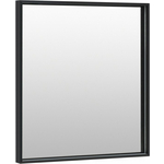 Зеркало De Aqua Алюминиум LED 70х75 с подсветкой, черный (261701)