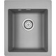 Кухонная мойка Paulmark Leer 41,5х49 серый металлик (PM104249-GRM)