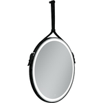 Зеркало Sancos Dames 65 с подсветкой, сенсор, ремень из натуральной кожи (DA650)