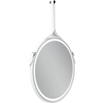 Зеркало Sancos Dames 65 с подсветкой, сенсор, ремень из натуральной кожи (DA650W)