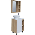Мебель для ванной Grossman Флай 60х40 GR-3014, белый/дуб сонома