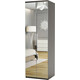 Шкаф для одежды Шарм-Дизайн Комфорт МШ-21 100х45 с зеркалами, венге
