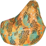 Кресло-мешок DreamBag Груша Леопард L 100х70