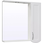 Зеркальный шкаф Runo Неаполь 75х75 правый, белый (00-00001031)