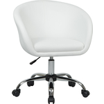 Офисное кресло для персонала Dobrin BOBBY LM-9500 белый