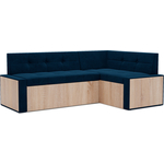 Кухонный диван Mebel Ars Таллин правый угол (темно-синий - Luna 034) 190х83х120 см