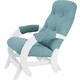 Кресло-маятник Мебелик Модель 68 ткань ультра минт, каркас молочный дуб