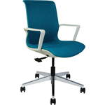 Офисное кресло NORDEN Некст 8002C-2KSB blue морская волна ткань / светло серый пластик