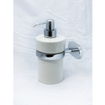 Дозатор для жидкого мыла Metaform Louise белый/хром (110368100)