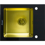 Кухонная мойка Seaman Eco Glass SMG-610B-Gold.B Gold Black