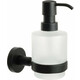 Дозатор для жидкого мыла Fixsen Comfort Black черный матовый/стекло матовое (FX-86012)