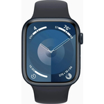 Смарт-часы Apple Watch Series 9 A2980 45мм OLED корп.темная ночь Sport Band рем.темная ночь разм.брасл. S/M (MR993CL/A)