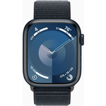 Смарт-часы Apple Watch Series 9 A2980 45мм OLED корп.темная ночь Sport Loop рем.темная ночь разм.брасл.:145-220мм (MR9C3LL/A)