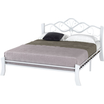 Кровать двухместная ОЛМЕКО 42.50 Антея (ш.1600) (металл белый) (ML876880453)