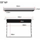 Экран для проектора S'OK In-ceiling SCPSMC-298X168ED45 135' 16:9, потолочный, полотно Anti Light