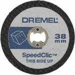 Отрезные круги Dremel 38мм 5-Pack для пластмассы SC476 EZ SpeedClic (2615S476JB)