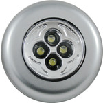 Точечный светильник на батарейках СТАРТ PL-4LED серебро