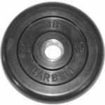 Диск обрезиненный MB Barbell 51 мм. 2.5 кг. черный "Стандарт"