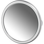 Зеркало косметическое Defesto Pro на присосках, с увеличением x5, хром (DEF 103)