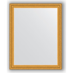 Зеркало в багетной раме поворотное Evoform Definite 76x96 см, состаренное золото 67 мм (BY 1046)