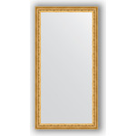 Зеркало в багетной раме поворотное Evoform Definite 52x102 см, сусальное золото 47 мм (BY 1053)
