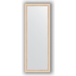 Зеркало в багетной раме поворотное Evoform Definite 54x144 см, беленый дуб 57 мм (BY 1071)