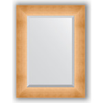 Зеркало с фацетом в багетной раме поворотное Evoform Exclusive 56x76 см, травленое золото 87 мм (BY 1131)