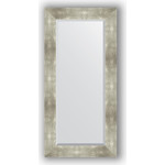 Зеркало с фацетом в багетной раме поворотное Evoform Exclusive 56x116 см, алюминий 90 мм (BY 1150)