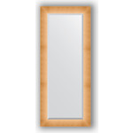 Зеркало с фацетом в багетной раме поворотное Evoform Exclusive 61x146 см, травленое золото 87 мм (BY 1171)