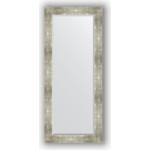 Зеркало с фацетом в багетной раме поворотное Evoform Exclusive 66x156 см, алюминий 90 мм (BY 1190)