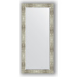 Зеркало с фацетом в багетной раме поворотное Evoform Exclusive 76x166 см, алюминий 90 мм (BY 1210)