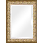 Зеркало с фацетом в багетной раме поворотное Evoform Exclusive 54x74 см, медный эльдорадо 73 мм (BY 1223)