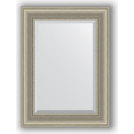 Зеркало с фацетом в багетной раме поворотное Evoform Exclusive 56x76 см, хамелеон 88 мм (BY 1225)