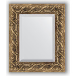 Зеркало с фацетом в багетной раме Evoform Exclusive 46x56 см, фреска 84 мм (BY 1371)