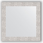 Зеркало в багетной раме Evoform Definite 66x66 см, соты алюминий 70 мм (BY 3147)